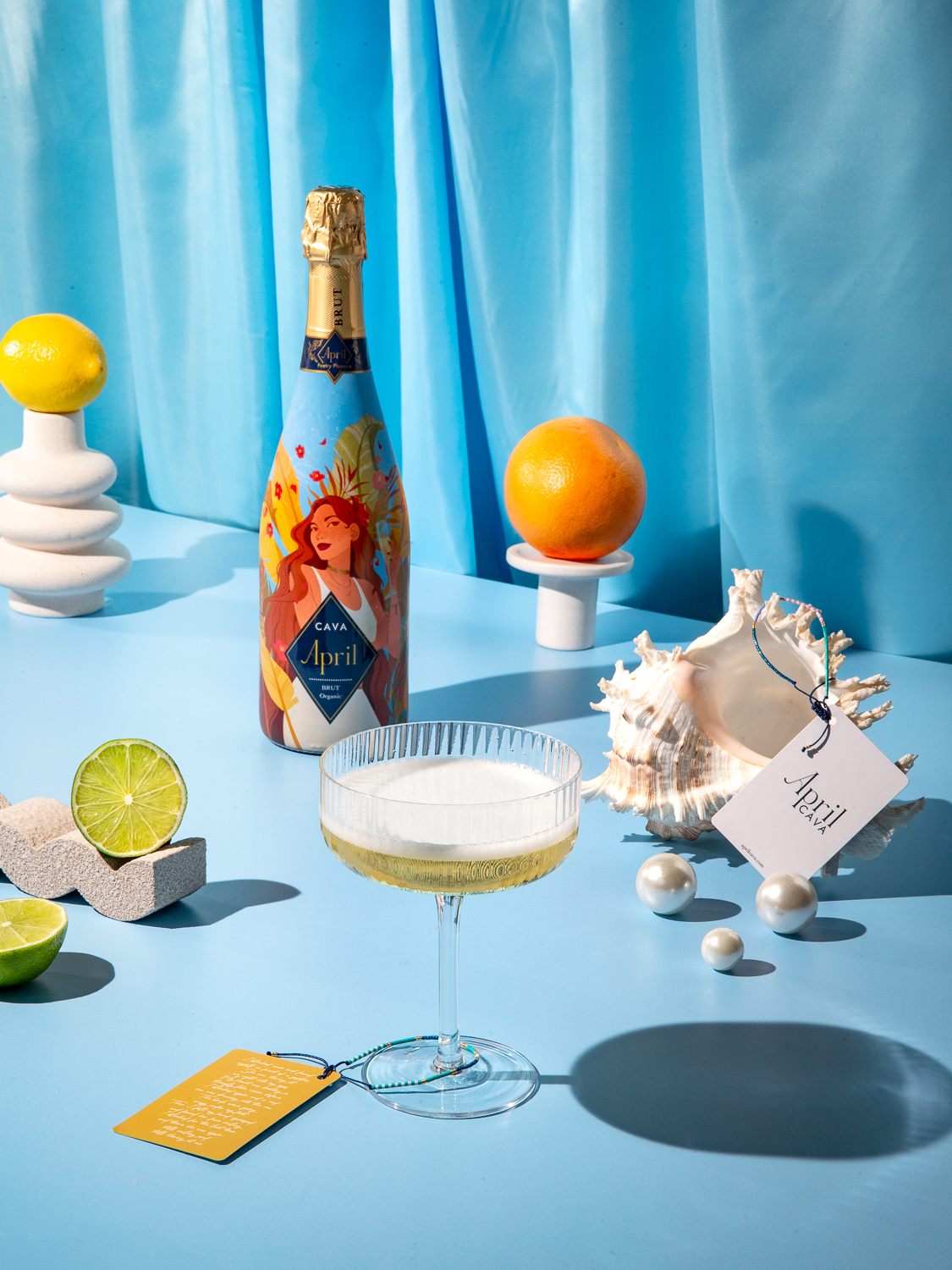 Botella de cava April Wines